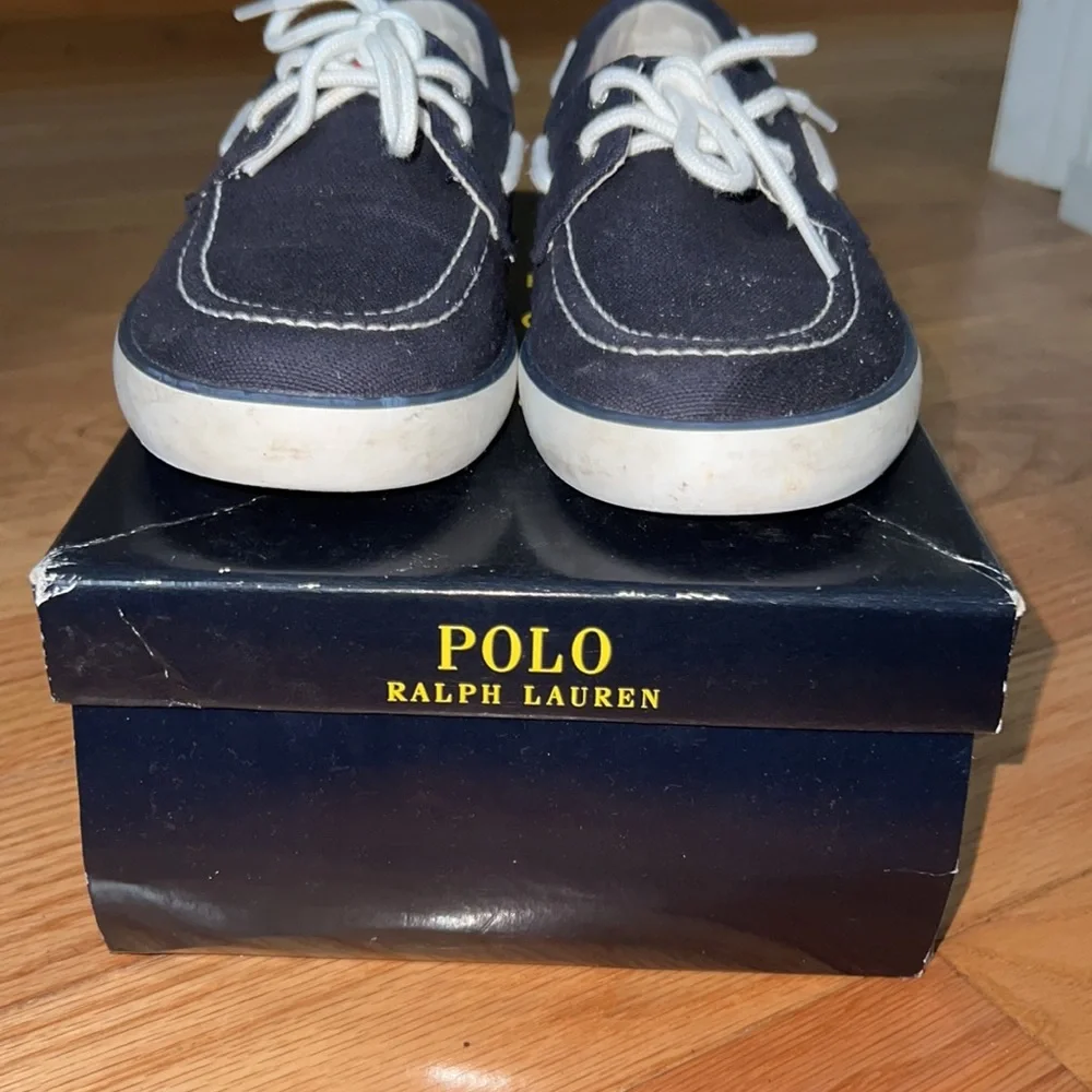 Polo RL Canvas Boat Shoes